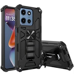 For Motorola Moto G 5G 2025 Phone Case Built in Magnetic Kickstand Rugged Cover