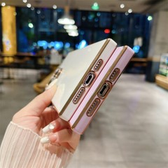 Electroplated Solid Color Case Cover For iPhone 15 Pro Max 14 13 12 XR 7