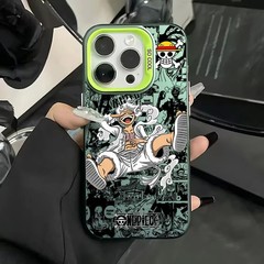One Piece Luffy Anime Phone Case for iPhone 13-17 Pro Max Matte Shockproof Cover