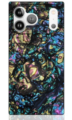 FLAUNT Square Abalone Shell Case w/ Magsafe for iPhone 16 / 17 – Pro / Pro Max