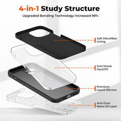 Designed for Iphone 15 plus Case,Premium Liquid Silicone with [Soft Anti-Scratch