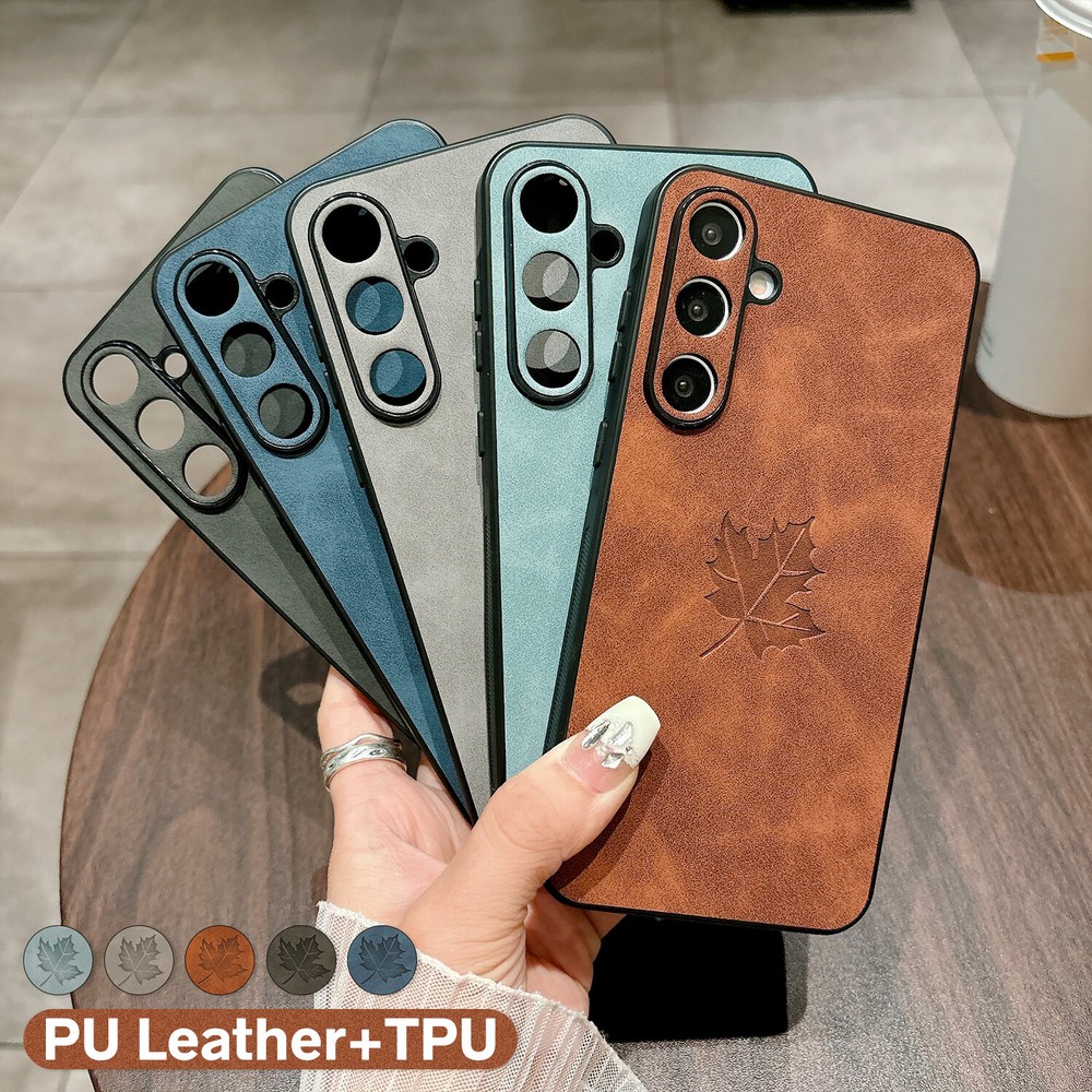 For Samsung Galaxy A55 A54 A53 A52A34 A24A15 A14A13 Shockproof Leather Soft Case