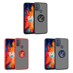 for Motorola Moto G50/G60/G40 Fusion Hard Kickstand Case Cover Magnetic Ring