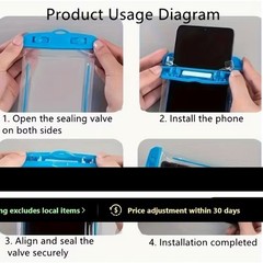 5 Pack Waterproof Cell Phone Pouch – Choose any three colors!