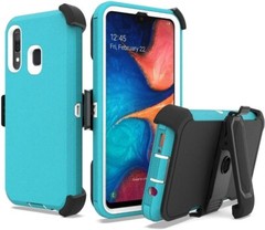 For Samsung Galaxy A20/A30 Heavy Duty Defender Case Shockproof Cover Belt Clip