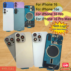 Back Glass Replacement Lot With Metal Magnet For iPhone16/16 Plus/16 ProMax/16e