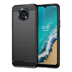 For Nokia G50 G60 G20 G10 Soft Carbon Fibre Cover Brushed Shockproof TPU Case