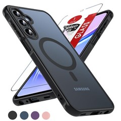 For Samsung Galaxy A15 5G Case with Screen Protector Mag Safe Shockproof Cover