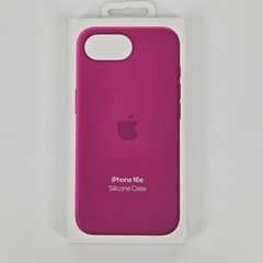 Genuine Apple Silicone Case For iPhone 16e – Fuchsia New