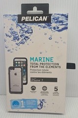 Pelican 10X Marine Waterproof Military Case for iPhone 7 Black NIB Rugged Protec