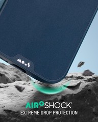 Mous Case for iPhone 17 Compatible with MagSafe – Limitless 17, Blue