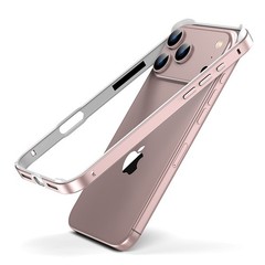 For iPhone 17 Pro Max 16e 16 15 14 13 Shockproof Metal+TPU Bumper Frame Case