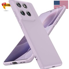 Purple Liquid Silicone Case for Motorola Edge 2025 – Comfortable Grip