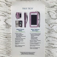 Lot of 18 NOS iPhone 5 Phone Case and Wallet Glitter Pink Silver Gold True Tech