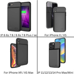 Extended Battery Charger Case Power Bank For iPhone 14/13/12/11/Pro/XS/8/7/6/SE