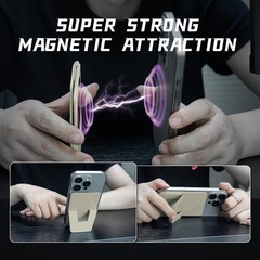 Phone Tripod Wallet for iPhone,Lightweight & Portable Phone Stand,Strong Magn…