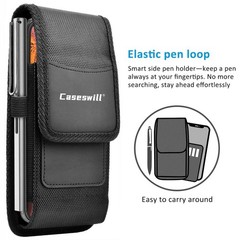 For Nokia X10 X20 Case Nylon Belt Clip Holster Carrying Pouch with Card Holder