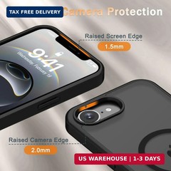 YENAPOON for iPhone 17e Case, iPhone 16e Case, Matte Magnetic Phone Cover [with