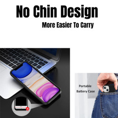 For iPhone 16 15 14 13 12 11 XR XS Max 8 7 Battery Cover Power Bank Charger Case