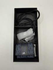 Michael Kors Men Women’s Airpod Case Unisex Black with Lanyard Comes With Box MK