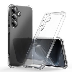 Samsung S25/S25+ 6.2/6.7in Clear Case – Military-Grade Shockproof Protection USA