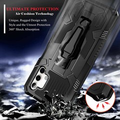 Case For Samsung Galaxy A32 A52 A12 5G Shockproof Rubber Belt Clip Stand Cover