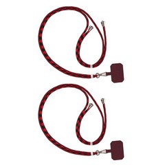 New2in1 Pack Universal Phone Lanyard Case Cover Holder Sling Necklace Strap Cord