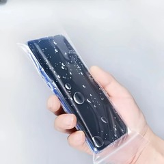 100Pcs Universal Bag Transparent Mobile Phone Dust Bag Zipper Self Lock