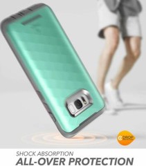 Galaxy S8+ Plus Case, Clayco Hera Tri-Layer Defense Cover with Screen Protector