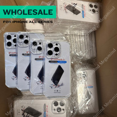 Wholesale Bulk Shockproof Clear Case Cover Lot For iPhone 16 15 14 13 12 11 XR 8