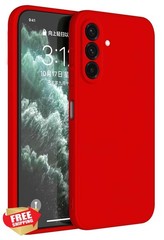 HAFFAN Galaxy A56 5G Case China Red TPU Silicone Cover