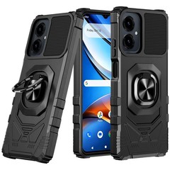 For AT&T Propel 3 5G Phone Case Metal Ring Magnetic Support Kickstand Cover