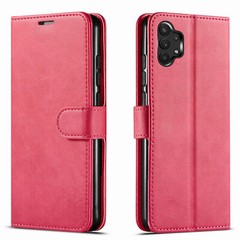 For Samsung Galaxy A32 5G Case Phone Cover Pouch Wallet +Tempered Glass Screen