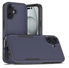 Slim Armor Shockproof Hybrid Case Dual Layer Cover Compatible with iPhone 16