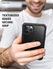 Clayco New 2020 for Apple iPhone12 Pro Max 6.7″ Screen Case Cover Slim Fit BLACK