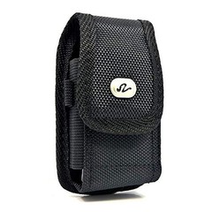 Heavy Duty Rugged Nylon Canvas Protective Carrying Cell Phone Case Pouch (with M