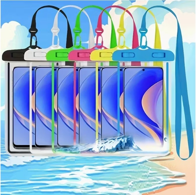 5 Pack Waterproof Cell Phone Pouch – Choose any three colors!