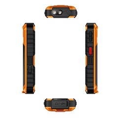 Unlocked UNIWA S9 4G LTE Rugged Phone Waterproof Torch Cell Phone Feature Phone