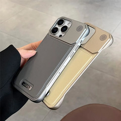 Business Aromatherapy Leather Case for Iphone 17 AirPro Max for Magsafe Magnetic