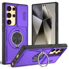 For Samsung Galaxy S26 S25 Ultra S24 S23S22 Shockproof Stand Slide Lens Mag Case
