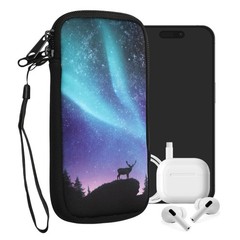 Neoprene Sleeve for Smartphone Size XXL – 7″ – Shock Absorbing Pouch Case – P…