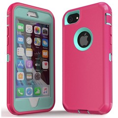 For iPhone 8 Case Heavy Duty Rugged Shockproof Protection Dual Layer Phone Cover