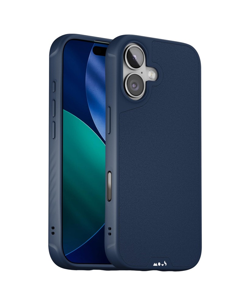 Mous Case for iPhone 17 Compatible with MagSafe – Limitless 17, Blue