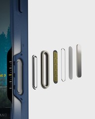 Mous Case for iPhone 17 Compatible with MagSafe – Limitless 17, Blue