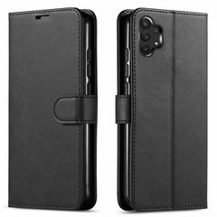 For Samsung Galaxy A32 5G Case Phone Cover Pouch Wallet +Tempered Glass Screen