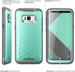 Galaxy S8+ Plus Case, Clayco Hera Tri-Layer Defense Cover with Screen Protector