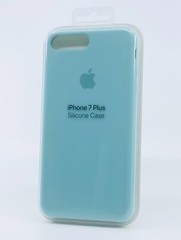 OEM Genuine Apple Soft Silicone Case for iPhone 7 Plus iPhone 8 Plus – Sea Blue