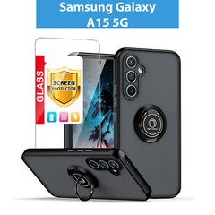 TPU Case Cover Magnetic Ring Matte Clear Shockproof For Samsung Galaxy A15 5G