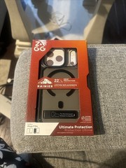 ZAGG – Rainier Snap with Kickstand for Apple iPhone 17 Pro – Smoke Black