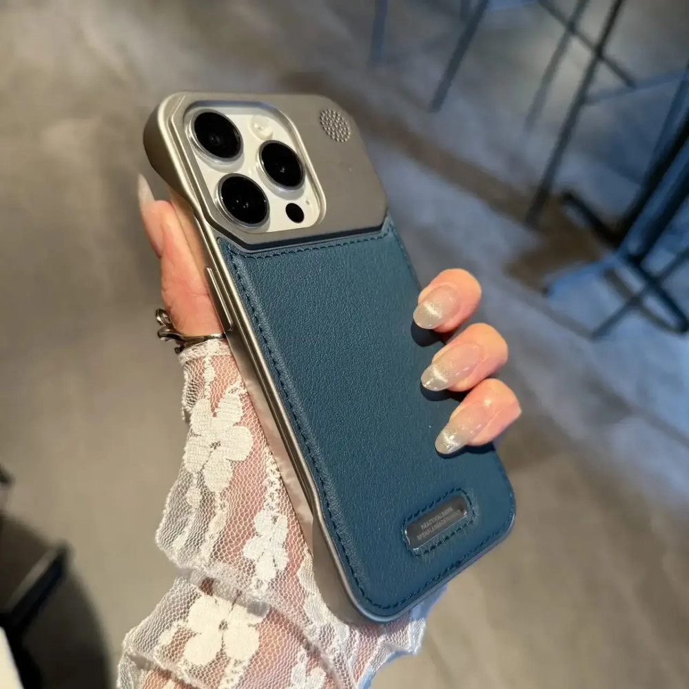 Business Aromatherapy Leather Case for Iphone 17 AirPro Max for Magsafe Magnetic
